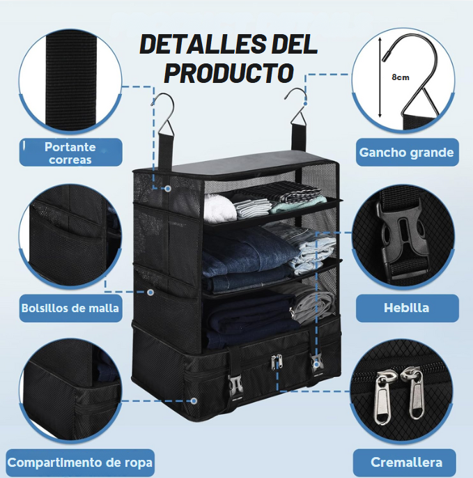 Organizador de Equipaje Colgante